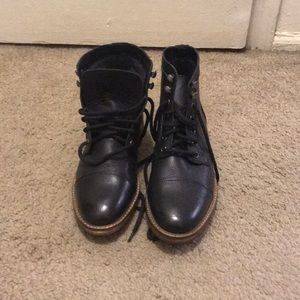 primark burgundy boots